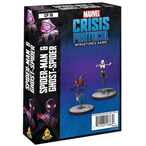 Marvel Crisis Protocol Spider Man and Ghost Spider
